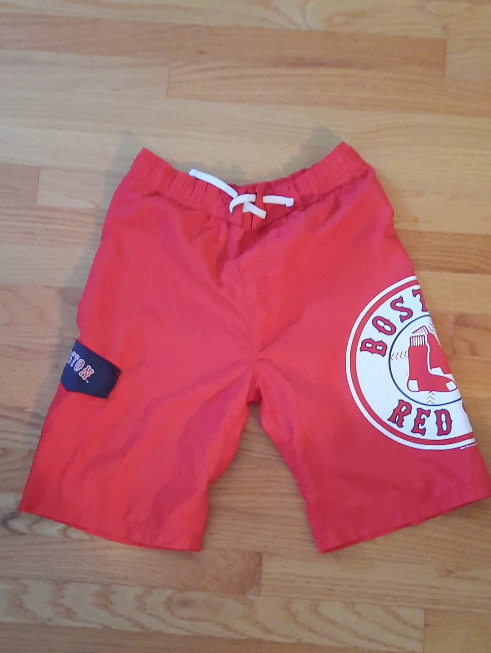 Kids 10/12 Boston Red Sox Swim Shorts Trunks Bathingsuit Trunks Bathing Beach